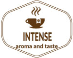 intensywny aromat i smak świeżo palonej kawy
